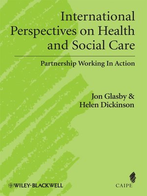 cover image of International Perspectives on Health and Social Care